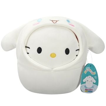 Squishmallows Hello Kitty & Friends Hello Kitty in Cinnamoroll Hoodie 8" Plush