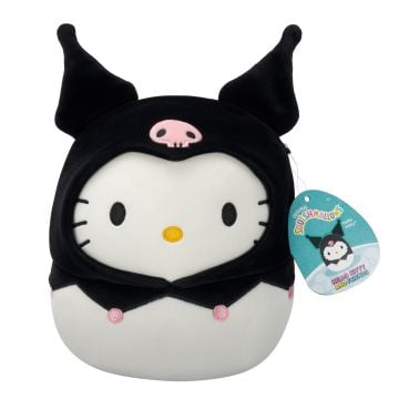 Squishmallows Hello Kitty & Friends Hello Kitty in Kuromi Hoodie 8" Plush