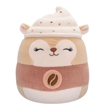 Squishmallows Hybrid Sweets Reza the Latte Squirrel 7.5" Plush (Image 1)