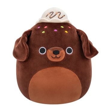 Squishmallows Hybrid Sweets Rico the Chocolate Brownie Labrador Dog 7.5" Plush (Image 1)