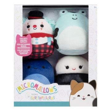 Squishmallows Micromallows 2.5" Plush 4 Pack (Solenn the Sushi)