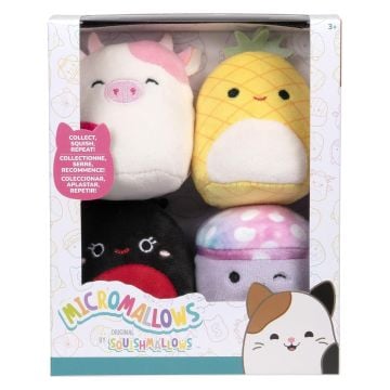 Squishmallows Micromallows 2.5" Plush 4 Pack (Trudy the Ladybug)
