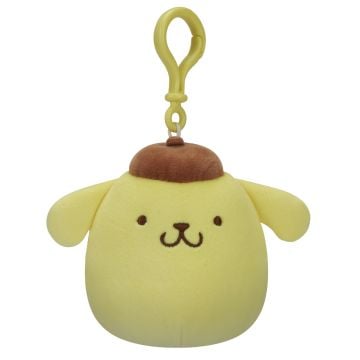 Squishmallows Sanrio Pompompurin 3.5" Clip-On Plush (Image 1)