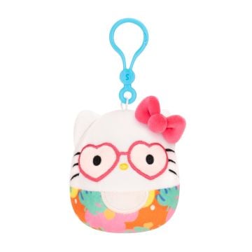 Squishmallows Sanrio Tropical Food Treats Hello Kitty 3.5" Clip-On Plush (Image 1)