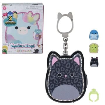 Squishmallows Squish-A-Longs Series 2 3 Mystery Mini-Squish with Storage Case Blind Box