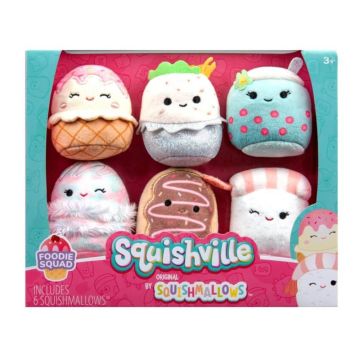 Squishmallows Squishville Foodie Squad 6 Pack Mini Plush