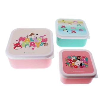 Squishmallows Storage Containers 3 Pack