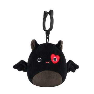Squishmallows Valentines Emily the Bat 3.5" Clip-On Plush (Image 1)