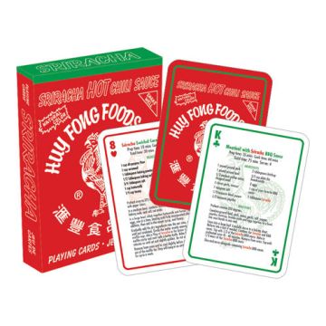 Sriracha Recipes Playing Cards