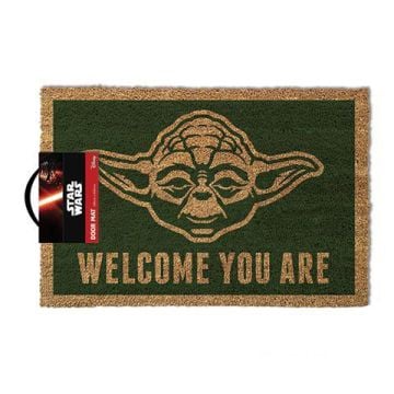 Star Wars Classic Yoda Welcome You Are Door Mat (Image 1)