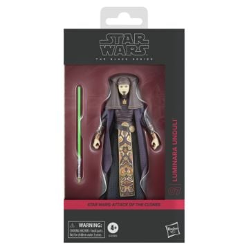 Star Wars The Black Series Attack Of The Clones: Luminara Unduli Action Figure (Image 1)