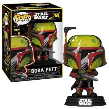 Star Wars The Book of Boba Fett: Boba Fett Retro Funko POP! Vinyl (Image 1)