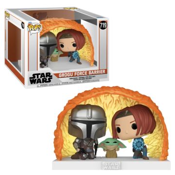 Star Wars The Mandalorian Grogu Force Barrier Moment Funko POP! Vinyl