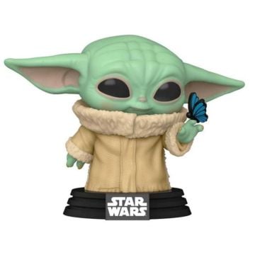 Star Wars: The Mandalorian Grogu The Child with Butterfly POP! Vinyl