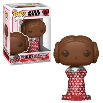 Star Wars Valentines 2024 Princess Leia Valentine Chocolate Funko POP! Vinyl
