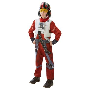 Star Wars X-Wing Fighter Deluxe Child Costume Size 9-10 Years