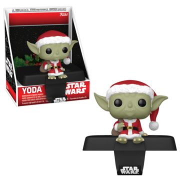 Star Wars Yoda Edge-Sitter Stocking Hanger Funko POP! Vinyl