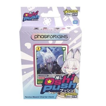 Oshi Push: The VTubing Trading Card Game Gen One Starter Deck (Tenma Maemi)