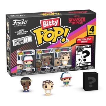 Stranger Things Dustin Bitty 4 Pack Funko POP! Vinyl (Image 1)