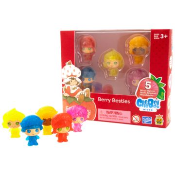 Strawberry Shortcake Berry Besties Cheebee 1.5" Micro Set 5 Pack