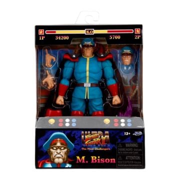 Street Fighter II M Bison (Player 2) 6" Action Figure