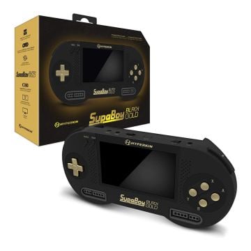 SupaBoy Black Gold Portable Pocket Console For SNES