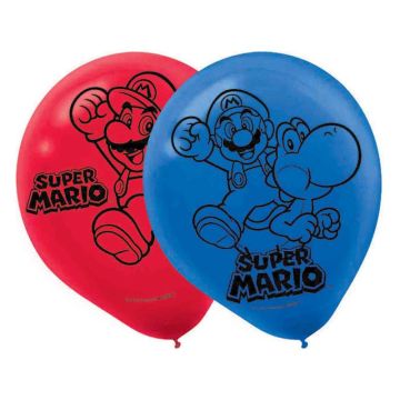 Super Mario Brothers 30cm Latex Balloons