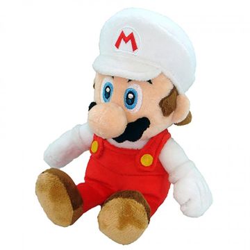 Super Mario Fire Mario 21cm Plush