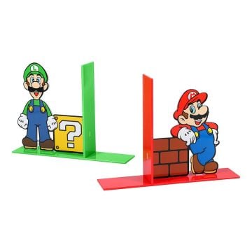 Super Mario Mario and Luigi Bookends