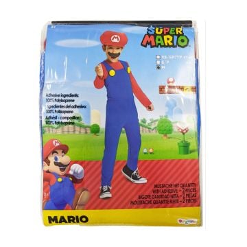 Super Mario Mario Costume Size 7-8
