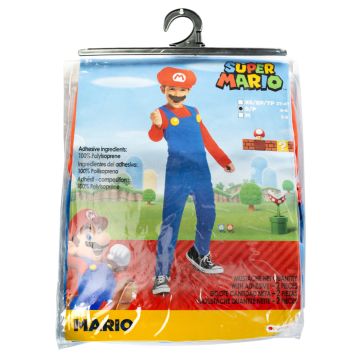 Super Mario Mario Fancy Dress Costume Size 4-6