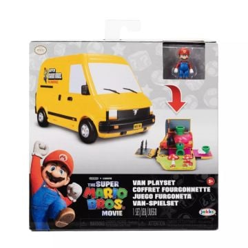 Super Mario Movie Mini World Playset Van