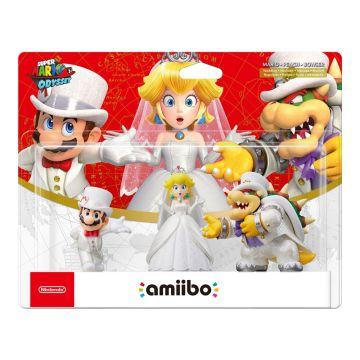 Nintendo Wedding Outfit amiibo Triple Pack (Super Mario Odyssey)