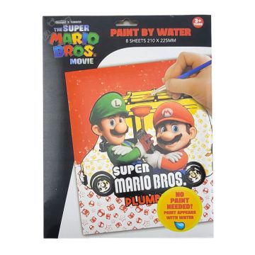 Super Mario Paint By Water 8 Sheets