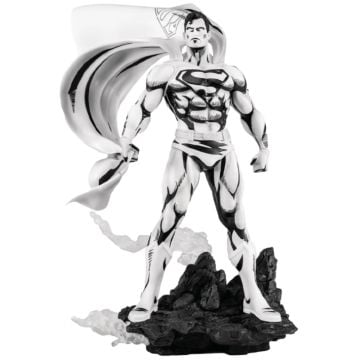 Superman John Byrne's Superman Black & White Version 1:8 Scale Statue
