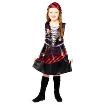 Sustainable Pirate Girl Kids Costume Size 3-4 Years