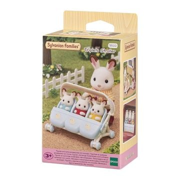 Sylvanian Families Triplets Stroller