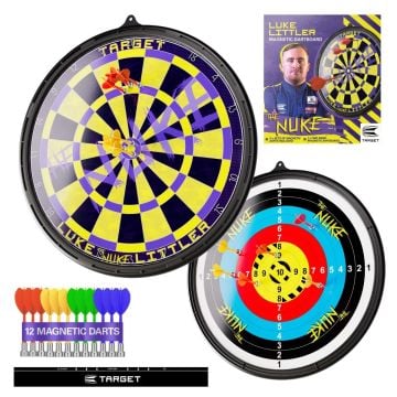 Target Luke ‘The Nuke’ Littler Magnetic Dart Board Set With Darts