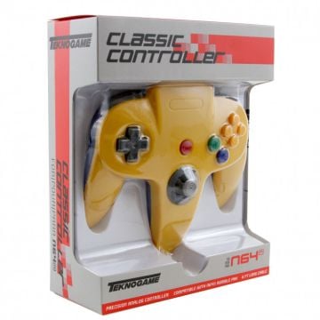 Teknogame N64 Controller Replica Yellow/Blue