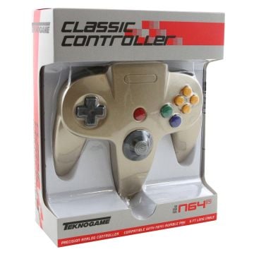 Teknogame Nintendo 64 Classic Controller (Gold)