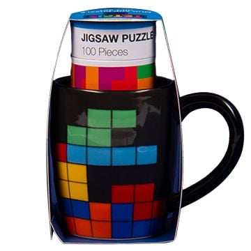 Fizz Creations Tetris Mug And 100 Piece Puzzle