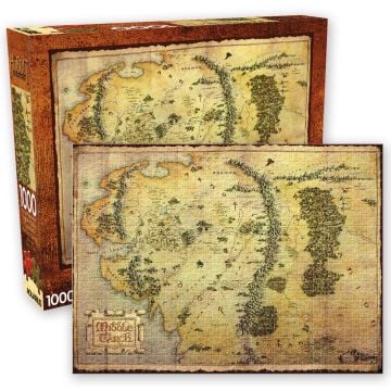 Aquarius The Hobbit Middle Earth Map 1000 Piece Jigsaw Puzzle