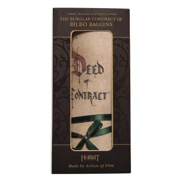 The Hobbit: The Burglar Contract Of Bilbo Baggins Replica