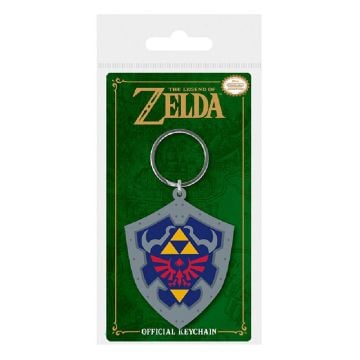 The Legend of Zelda Hylian Shield Rubber Keyring