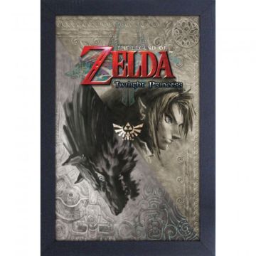 The Legend Of Zelda Twilight Princess 11" x 17" Framed Gel Coated Poster