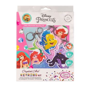 Crystal Art Disney Princess Little Mermaid Keyring Kit