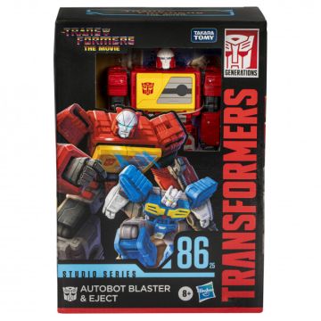 Transformers Studio Series Voyager Class Transformers The Movie 86-25 Autobot Blaster & Eject Action Figure