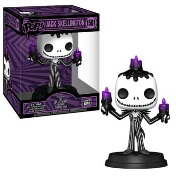 The Nightmare Before Christmas: Halloween Jack Skellington Light Up 6" Funko POP! Vinyl (Image 1)
