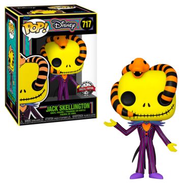 The Nightmare Before Christmas Jack Skellington with Snake Black Light POP! Vinyl