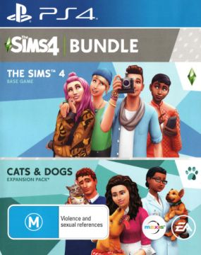 The Sims 4 and Cats and Dogs Bundle (PS4) [Pre-Owned] (Image 1)